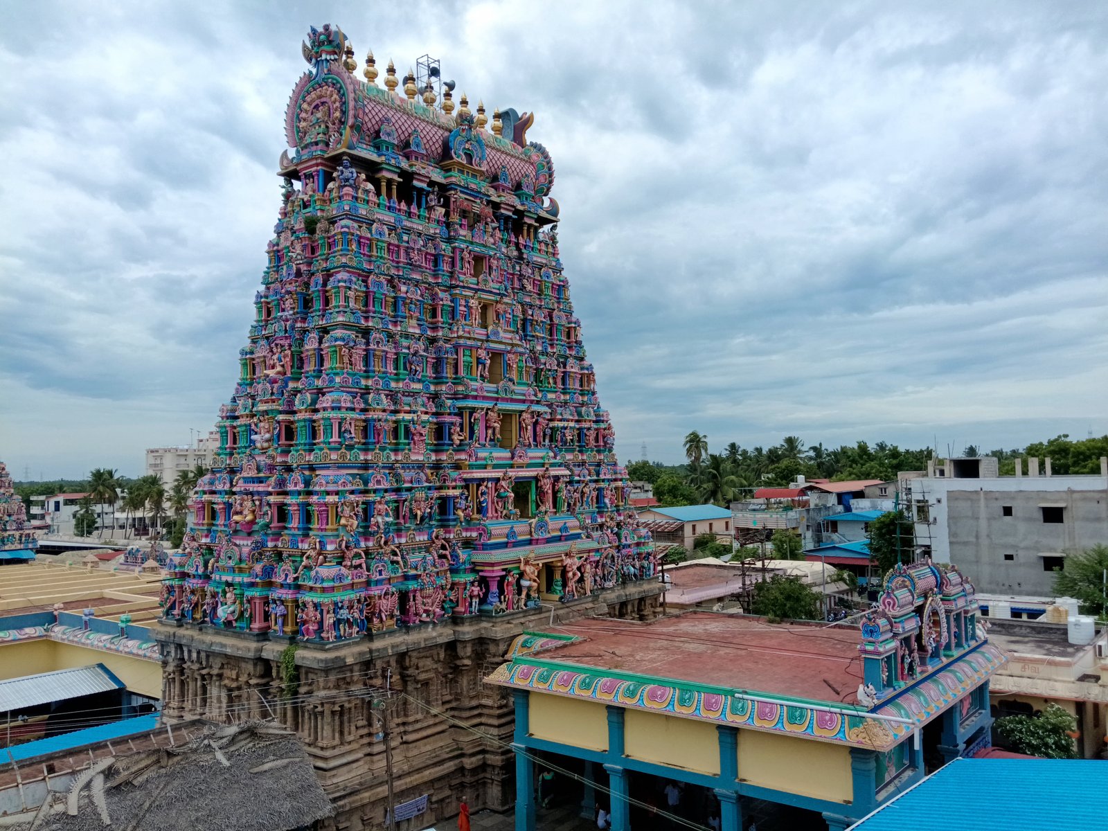 Temple Entrance View